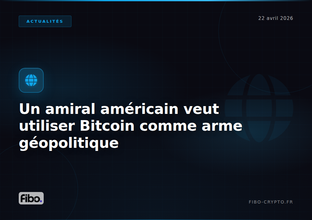 Un amiral americain veut utiliser Bitcoin comme arme geopolitique