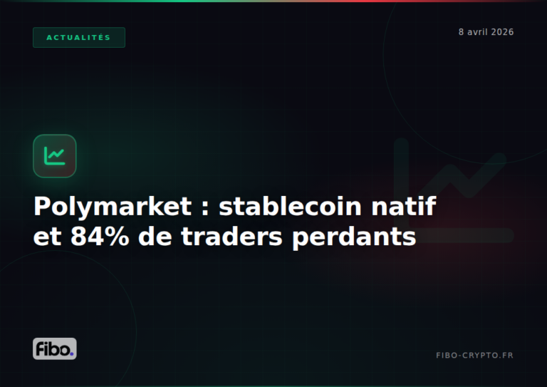 Polymarket se réinvente : stablecoin natif, refonte et 84 % de traders perdants