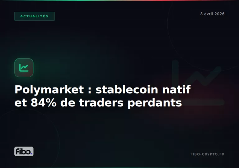 Polymarket se réinvente : stablecoin natif, refonte et 84 % de traders perdants