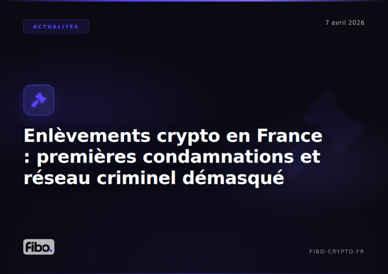 Enlèvements crypto en France : premières condamnations et réseau criminel démasqué