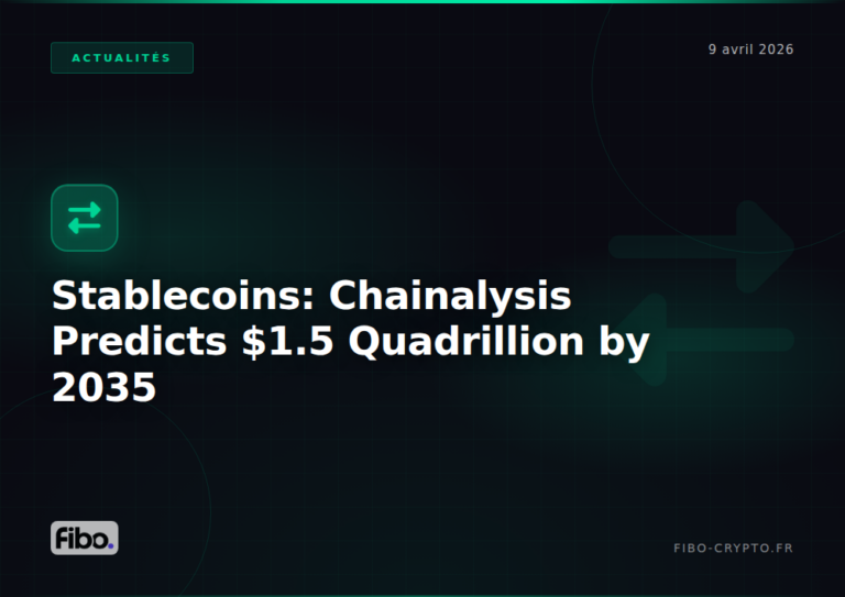 Stablecoins: Chainalysis Predicts $1.5 Quadrillion in Transactions by 2035